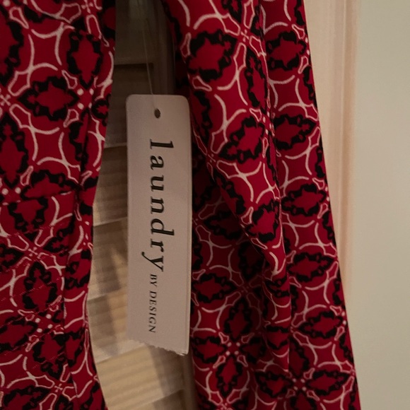 Red print dress - Picture 4 of 5